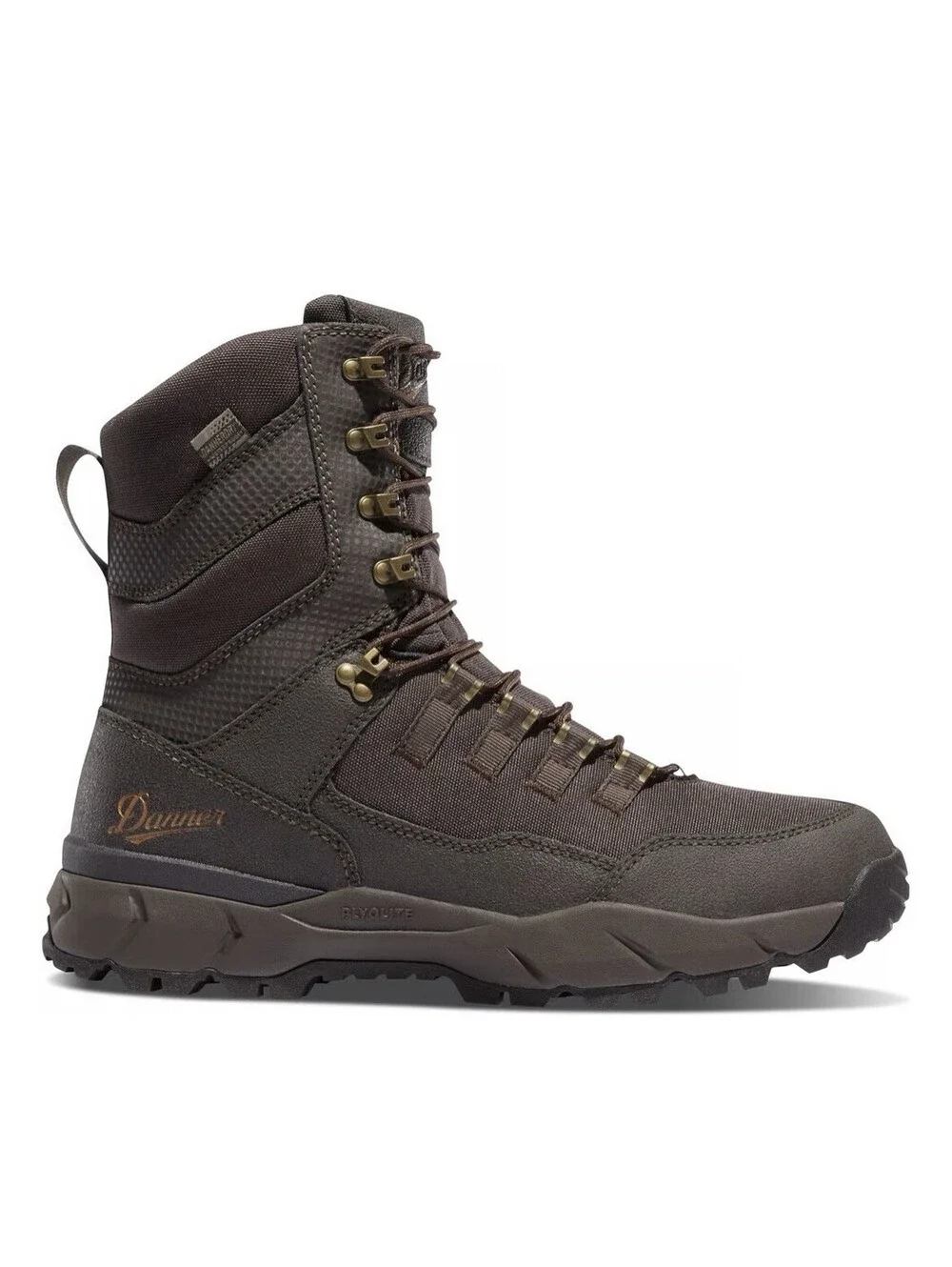 New Danner Vital 8” Dry Waterproof/ Plyolite Midsole Mens Size 8 Brown $210 MSRP